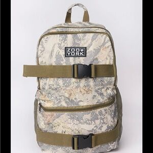Zoo York Tan and Gray Backpack